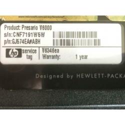 Compaq presario v6000 laptop
