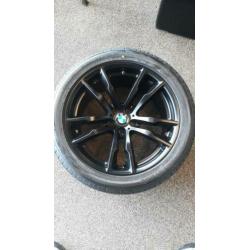 20 Inch BMW X5 Styling M611 M550D velgen met banden!