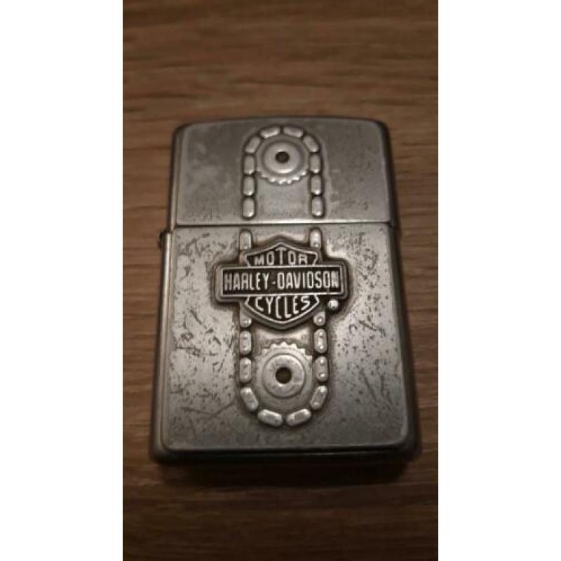 Zippo met tekst, zie foto's