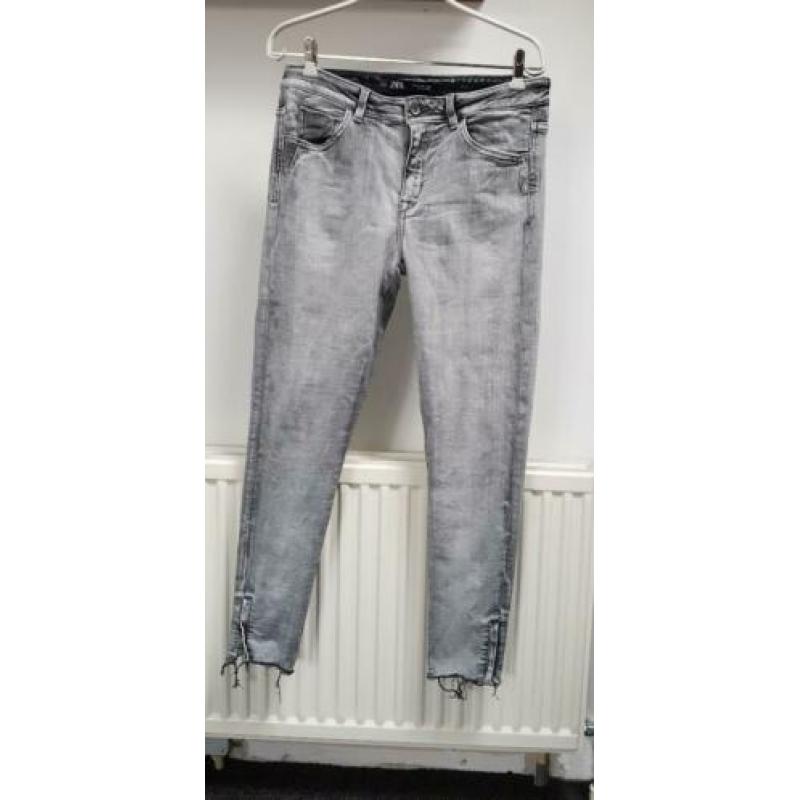 Jeans grijs maat 40 Zara stretch