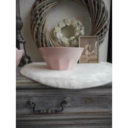 3 Pastel Roze Kommen ** Mimosa **