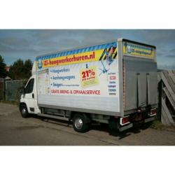 Peugeot Boxer meubel bakwagen, Dhollandia laadklep, trekhaak