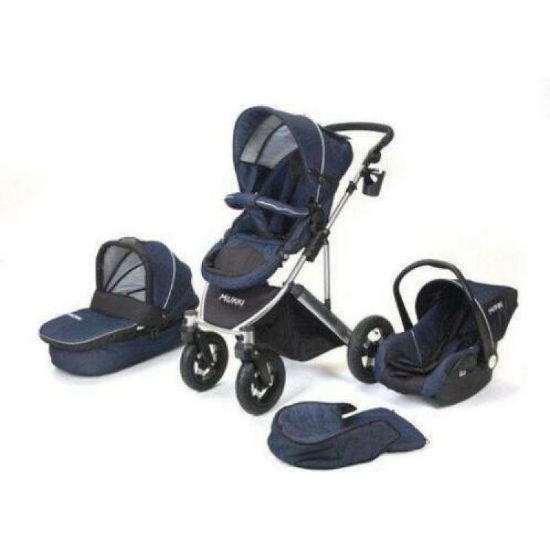 Mukki combi-kinderwagen Daily Transporter met autostoel