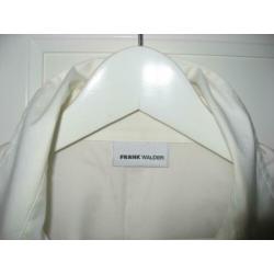 creme blouse Frank Walder met leuke pas, mt 48