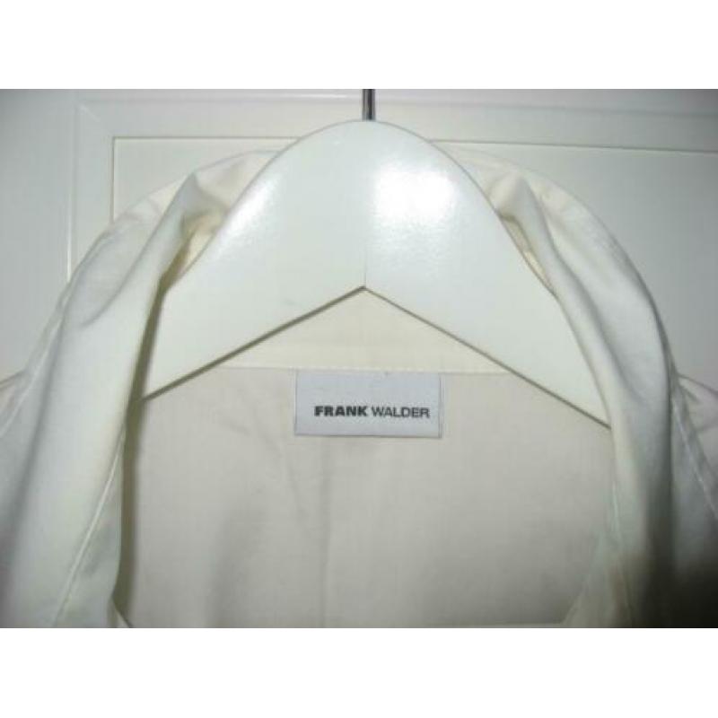 creme blouse Frank Walder met leuke pas, mt 48