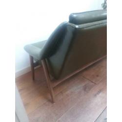 Vintage retro bank groen