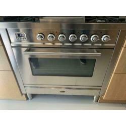 Rvs Boretti Fornuis met Frytop