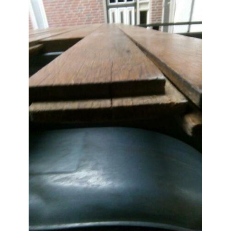 50 M2 oude eiken parketvloer