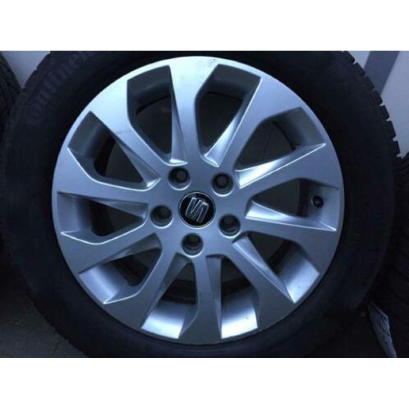 Winterwielen Seat Leon 205 55 16 Continental winterbanden