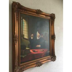Goudweger van Salomon Koninck pracht werk 90 x 80 cm