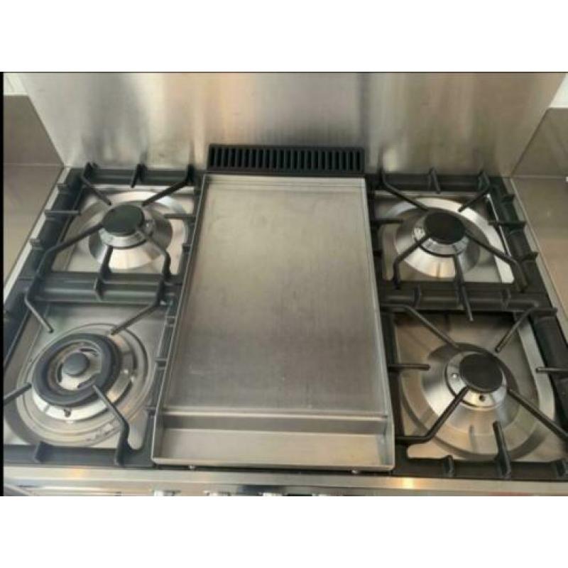 Rvs Boretti Fornuis met Frytop