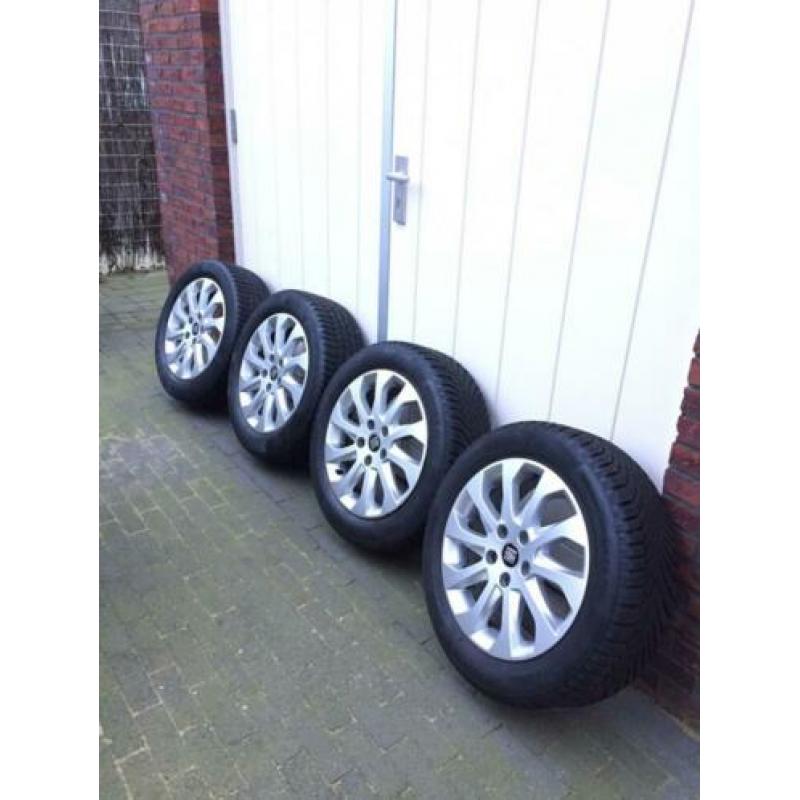 Winterwielen Seat Leon 205 55 16 Continental winterbanden