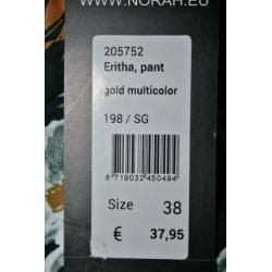 Norah bloemen print broek 38 M