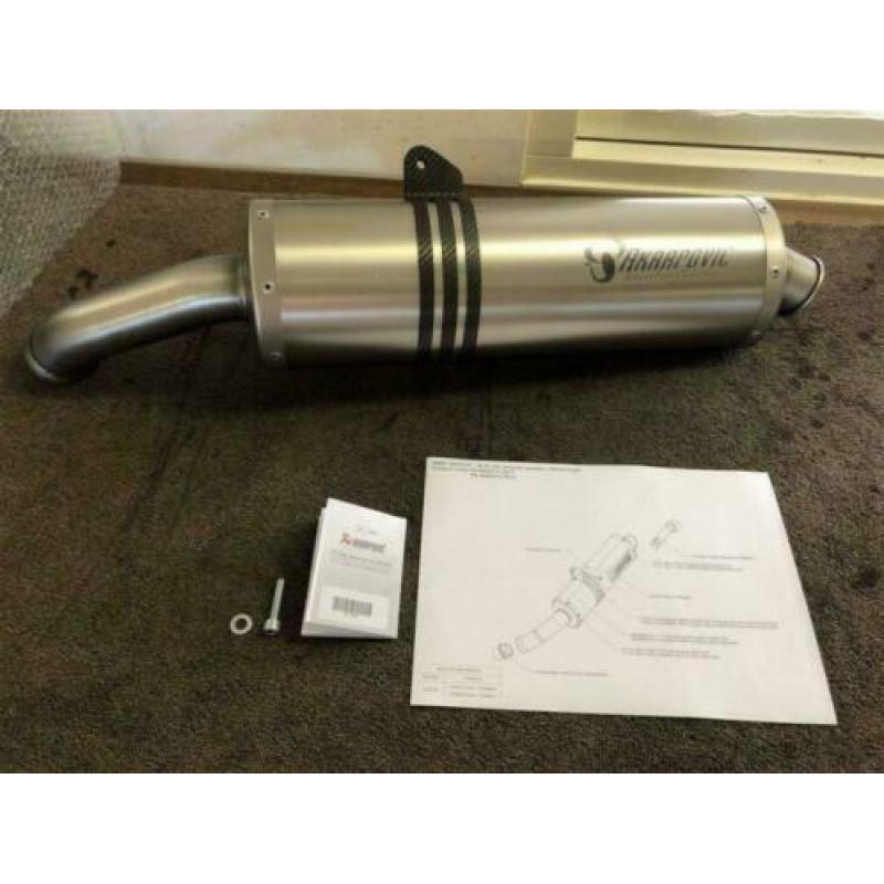 Akrapovic titanium uitlaat demper BMW F800S F800ST 2006-2013