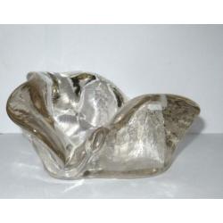 Handmade decoratief art glazen schaal.