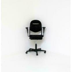 Ahrend 220 Bureaustoelen, Burostoelen, Zwarte Stof