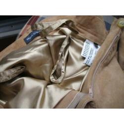 mj/MARC'OPOLO broek maat 40 leder camel kleur ALS NIEUW!