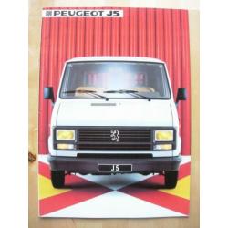 Peugeot J5 Bestel Brochure 1984 - Bestelwagen