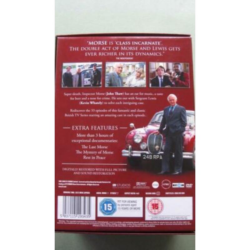 Inspector Morse: The complete case files (18 dvd’s)