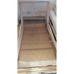 Auping Caronde 90x200 wit met handverstelbare spiraalbodem