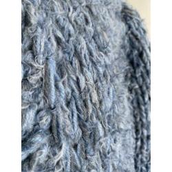 Kiro by Kim blauw / grijs vest, one size, S / M L