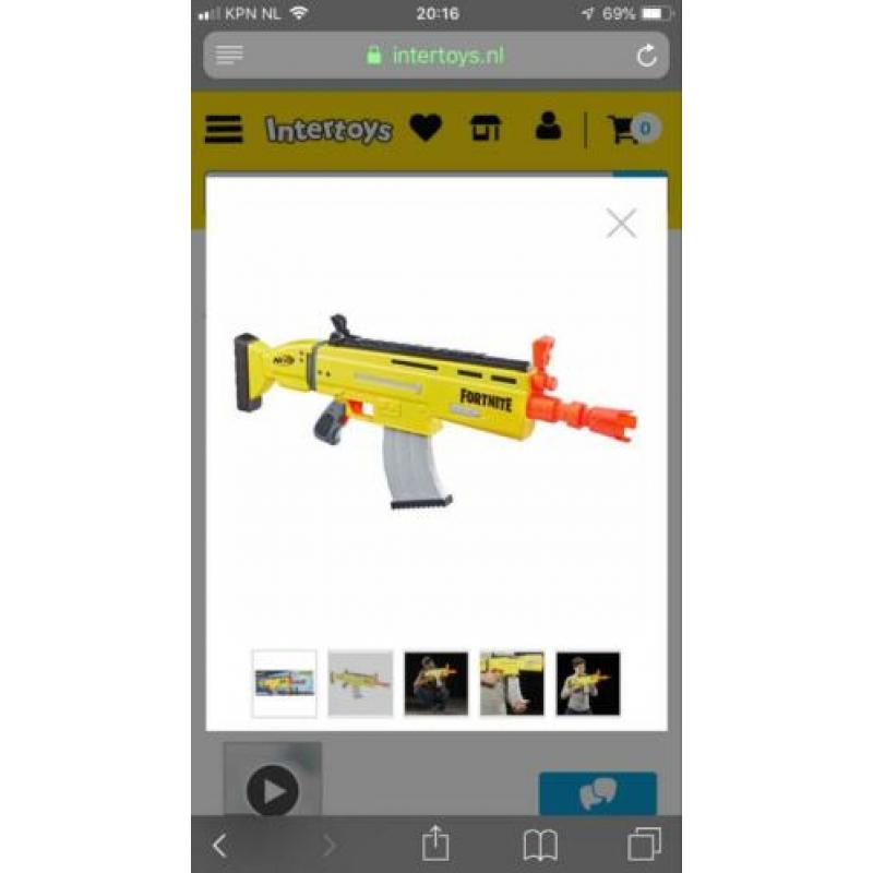 Nerf elite fortnite blaster