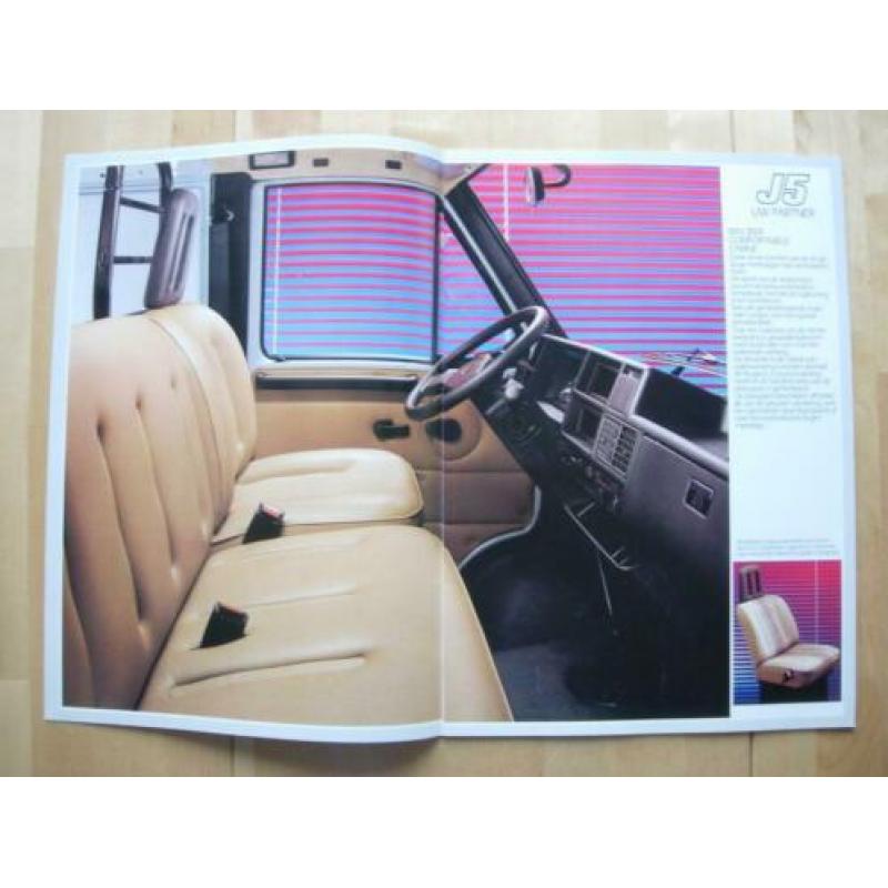 Peugeot J5 Bestel Brochure 1984 - Bestelwagen