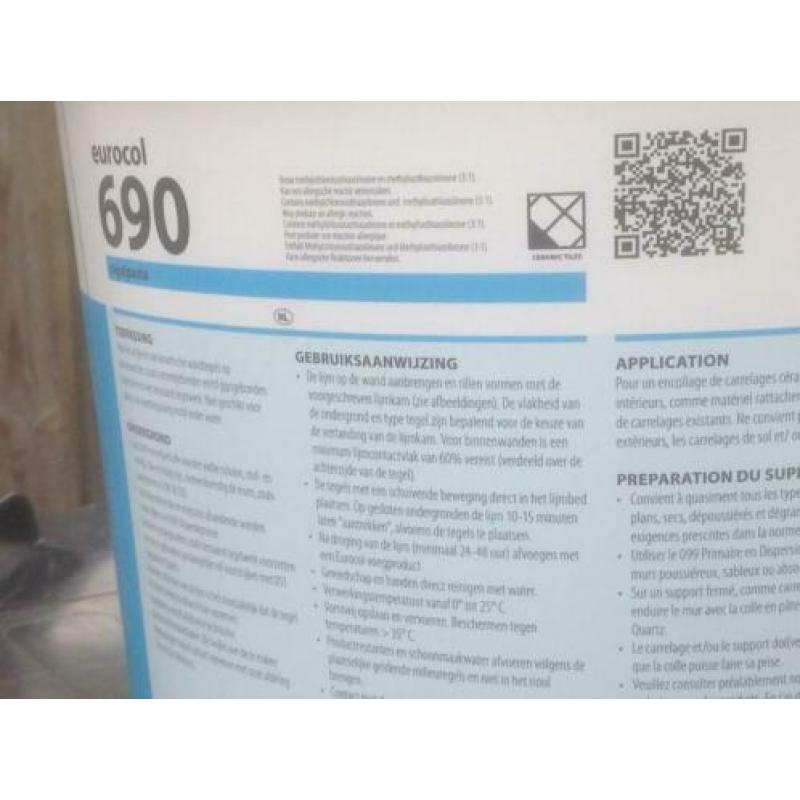 Eurocol 690 tegellijm