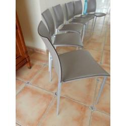 Italiaanse luxe stoelen, Desalto model Sand(Als Nieuw)