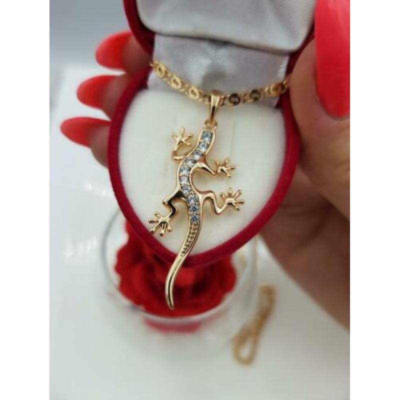 ?XGold? 18 karaat goldplated ketting met hanger 1701005
