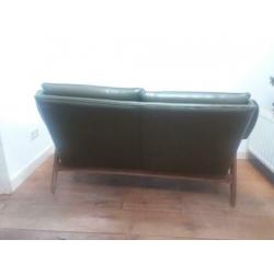 Vintage retro bank groen