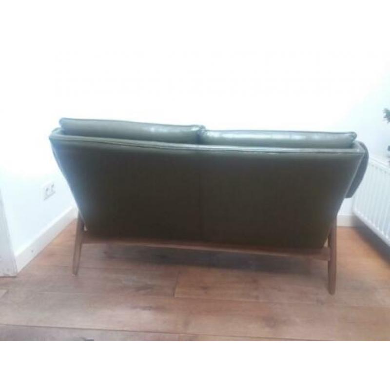 Vintage retro bank groen