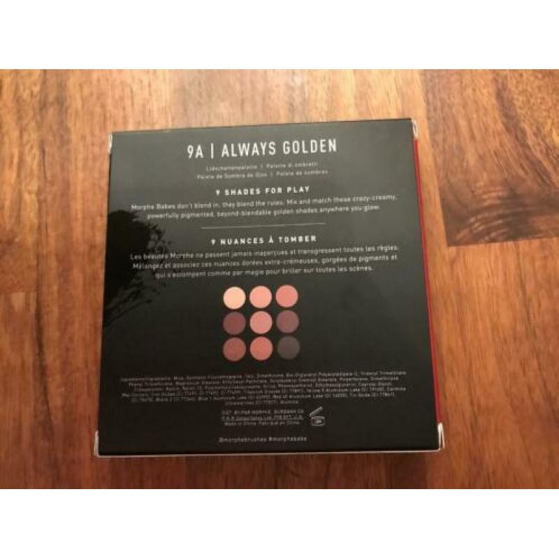 Morphe 9A Always Golden Eyeshadow palette - oogschaduw- Nieu