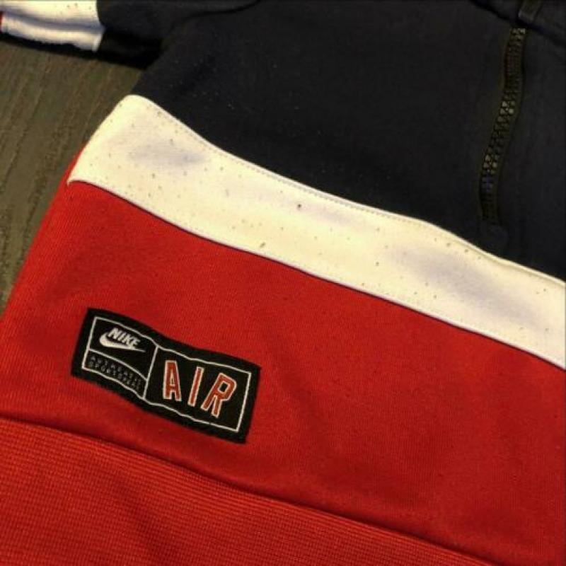 Nike Air joggingpakje rood blauw 74-80