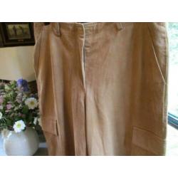 mj/MARC'OPOLO broek maat 40 leder camel kleur ALS NIEUW!