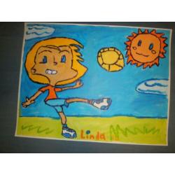 schilderij voetballer (12)