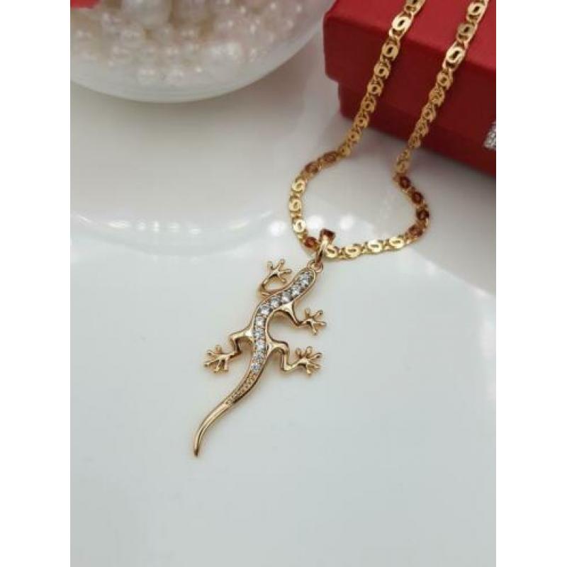 ?XGold? 18 karaat goldplated ketting met hanger 1701005