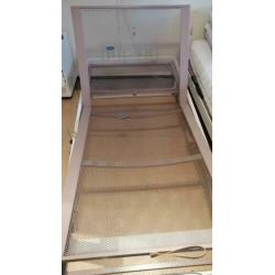 Auping Caronde 90x200 wit met handverstelbare spiraalbodem