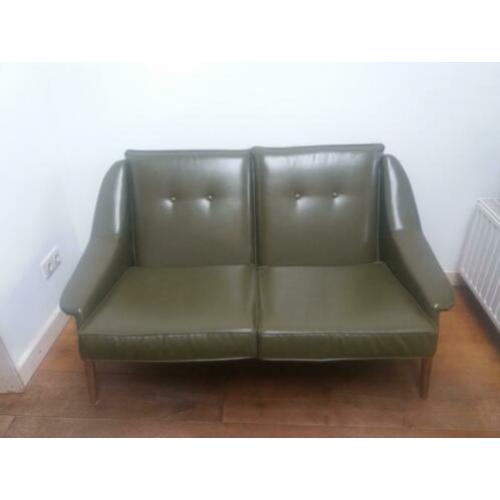 Vintage retro bank groen