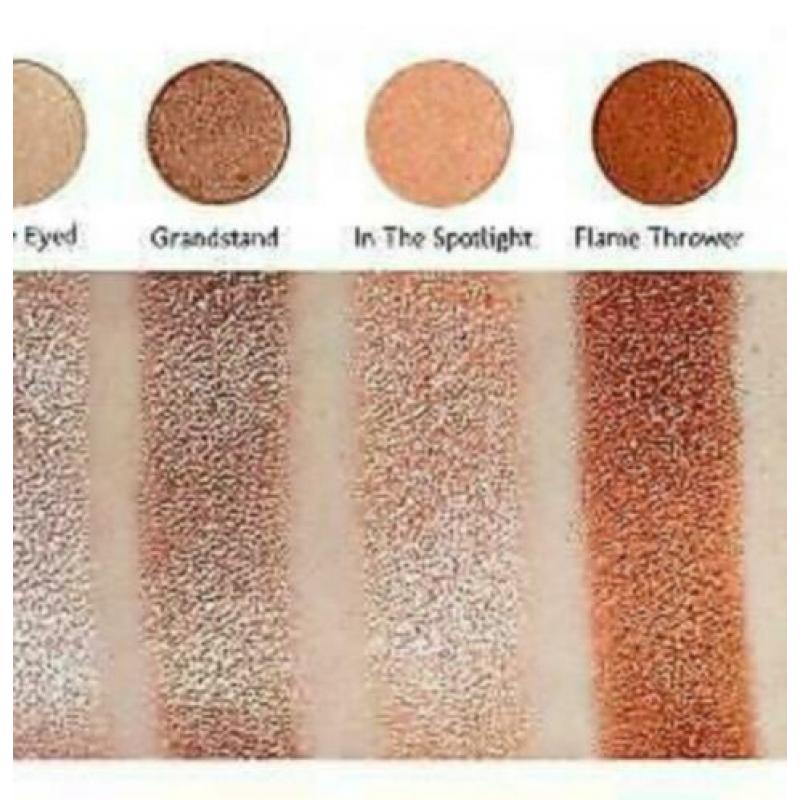 Makeup Geek foiled eyeshadows 3 kleuren