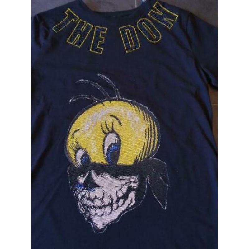 100% ORIGINEEL Philipp Plein "TWEETY" T-shirt maat L