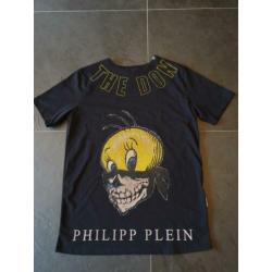 100% ORIGINEEL Philipp Plein "TWEETY" T-shirt maat L