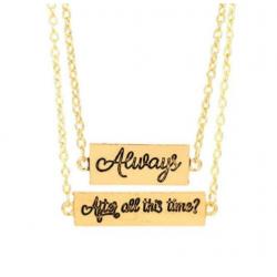 Fandom Ketting Harry Potter Best Friend BFF Partner Goud