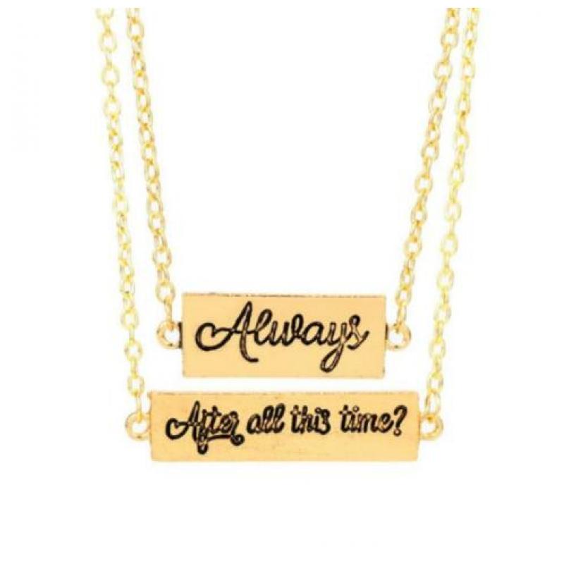 Fandom Ketting Harry Potter Best Friend BFF Partner Goud