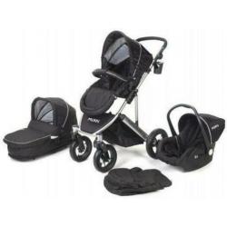 Mukki combi-kinderwagen Daily Transporter met autostoel