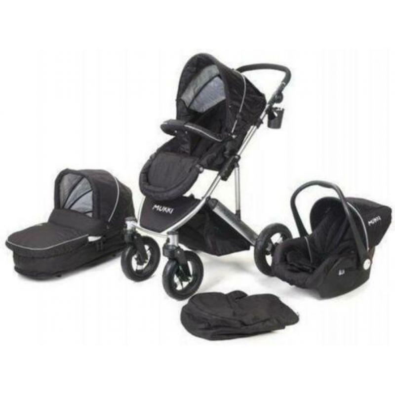 Mukki combi-kinderwagen Daily Transporter met autostoel