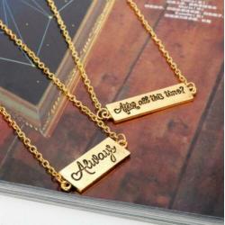 Fandom Ketting Harry Potter Best Friend BFF Partner Goud