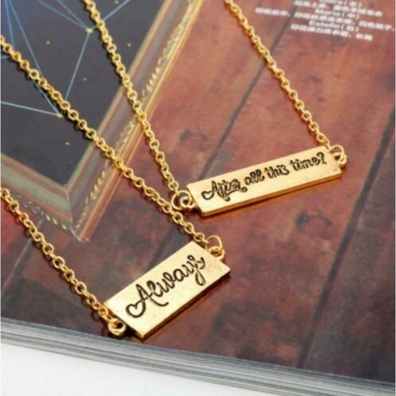 Fandom Ketting Harry Potter Best Friend BFF Partner Goud