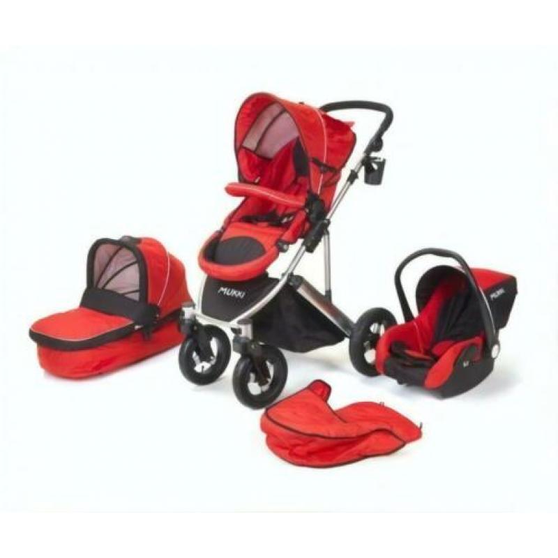Mukki combi-kinderwagen Daily Transporter met autostoel