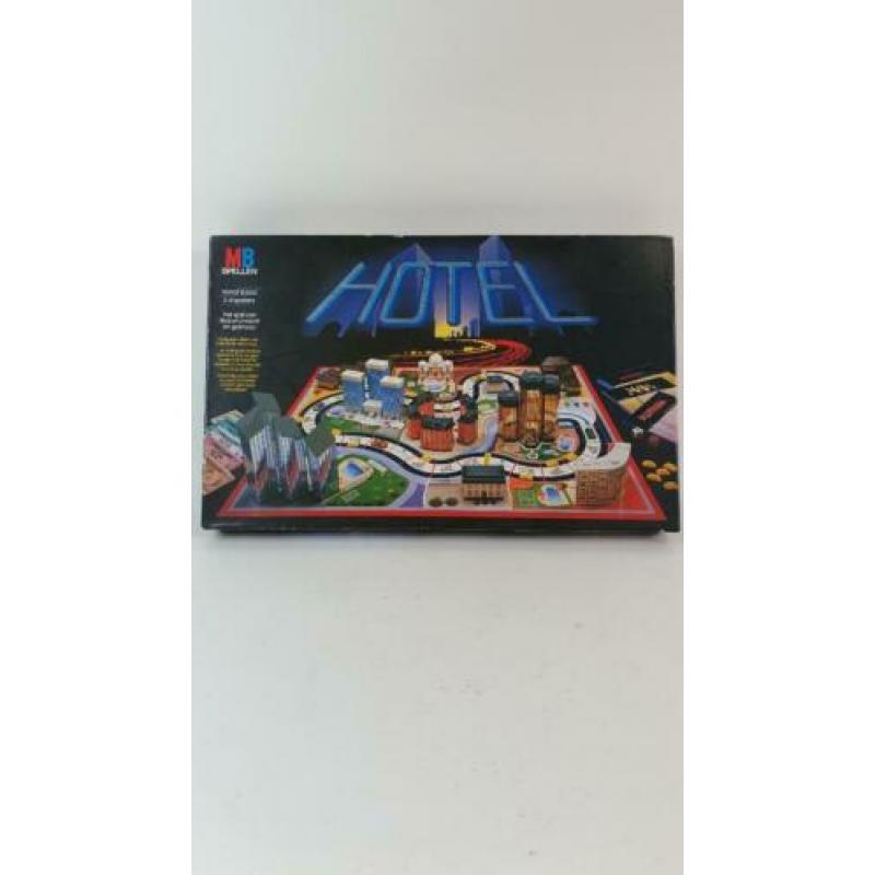 Hotel, vintage bordspel MB Spellen 1986, compleet. (2) 8C3